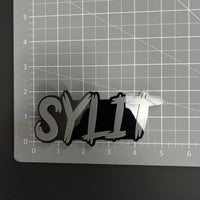 1PC SYLIT 3D Acrylic Badge - Car Truck Emblem Fender Tailgate Trunk Sticker