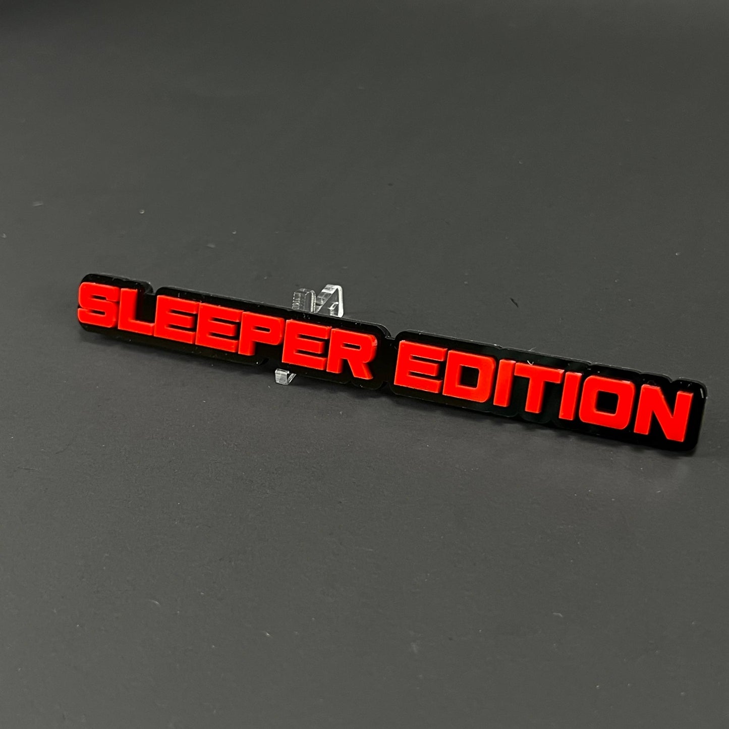 1PC SLEEPER EDITION 3D Acrylic Badge - Car Truck Emblem Fender Sticker