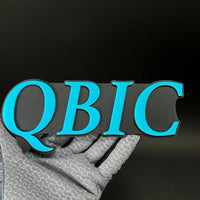 1PC QBIC 3D Acrylic Badge - Car Truck Emblem Fender Tailgate Trunk Sticker