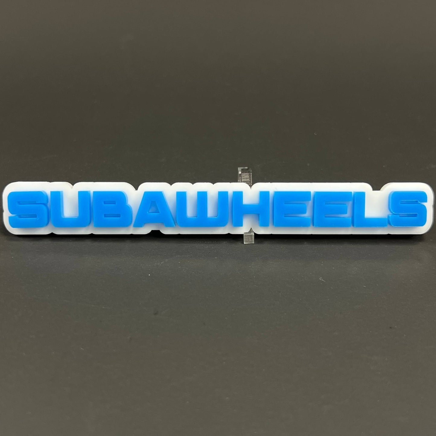 1PC SUBAWHEELS 3D Acrylic Badge - Car Truck Emblem Fender Tailgate Trunk Sticker