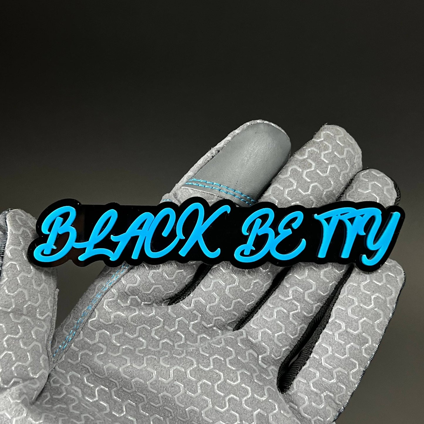 1PC Black Betty 3D Acrylic Badge - Car Truck Emblem Fender Sticker