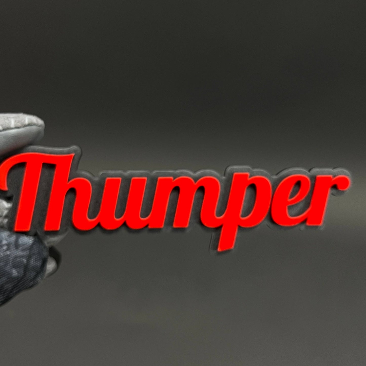 1PC Thumper 3D Acrylic Badge - Car Truck Emblem Fender Tailgate Trunk Sticker