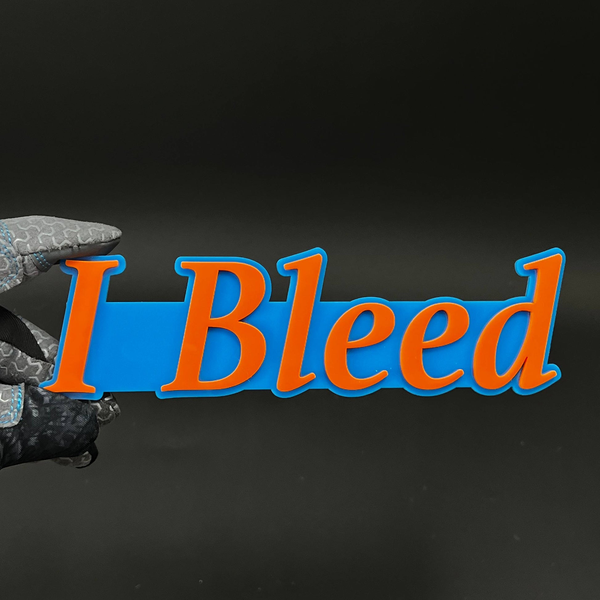 1PC I Bleed 3D Acrylic Badge - Car Truck Emblem Fender Tailgate Trunk Sticker