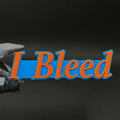 1PC I Bleed 3D Acrylic Badge - Car Truck Emblem Fender Tailgate Trunk Sticker