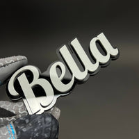 1PC Bella 3D Acrylic Badge - Car Truck Emblem Fender Tailgate Trunk Sticker