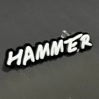 1PC HAMMER 3D Acrylic Badge - Car Truck Emblem Fender Tailgate Trunk Sticker