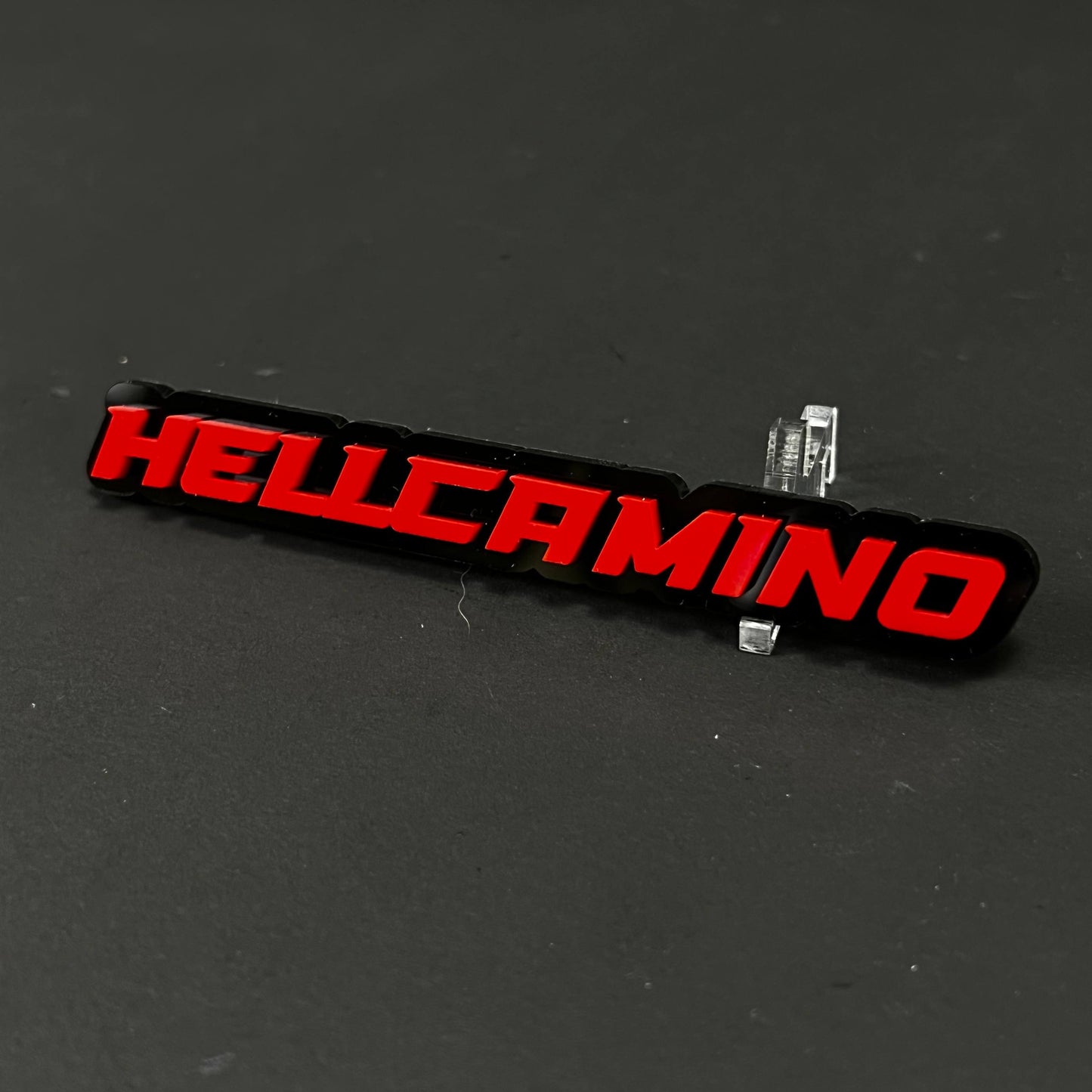 1PC HELLCAMINO 3D Acrylic Badge - Car Truck Emblem Fender Tailgate Trunk Sticker