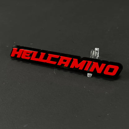 1PC HELLCAMINO 3D Acrylic Badge - Car Truck Emblem Fender Tailgate Trunk Sticker