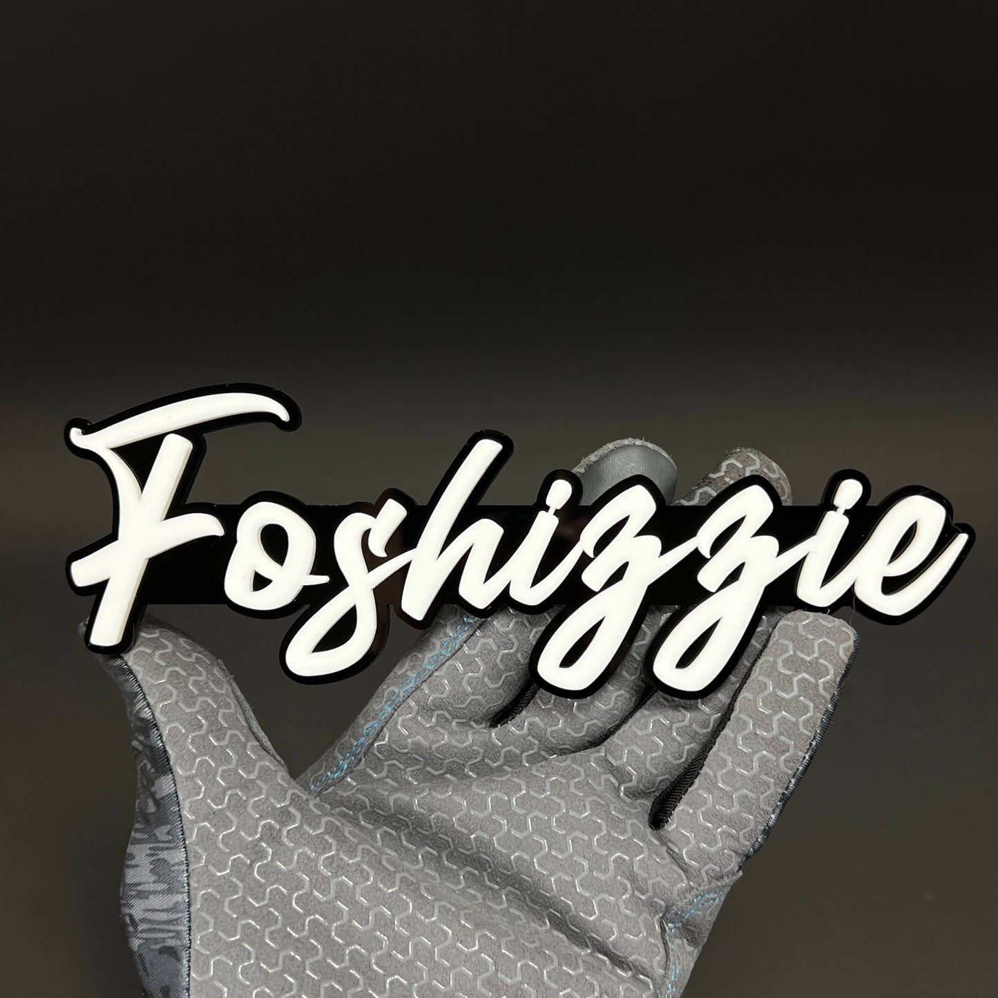 1PC Foshizzie 3D Acrylic Badge - Car Truck Emblem Fender Tailgate Trunk Sticker