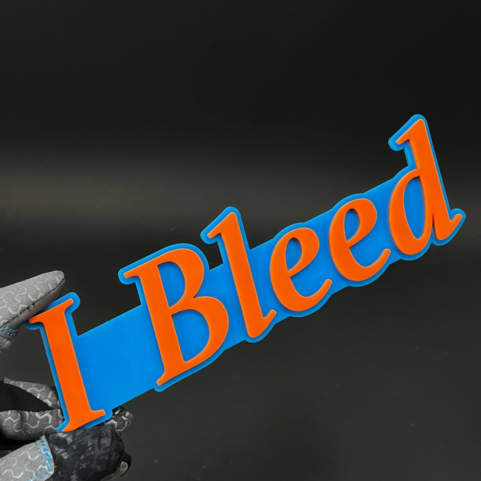 1PC I Bleed 3D Acrylic Badge - Car Truck Emblem Fender Tailgate Trunk Sticker