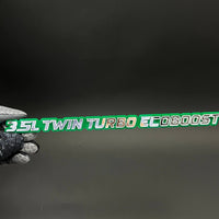 1PC 3.5L TWIN TURBO ECOBOOST 3D Acrylic Badge - Car Truck Emblem Fender Sticker