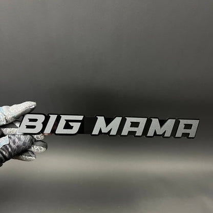 1PC BIG MAMA 3D Acrylic Badge - Car Truck Emblem Fender Tailgate Trunk Sticker