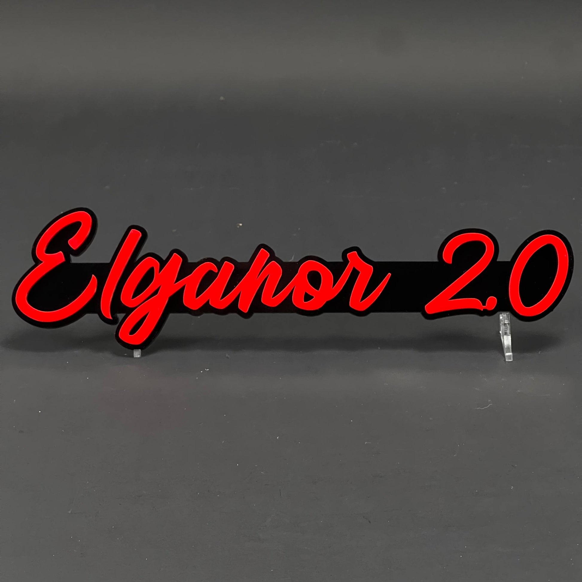 1PC Eleanor 2.0 3D Acrylic Badge - Car Truck Emblem Fender Sticker