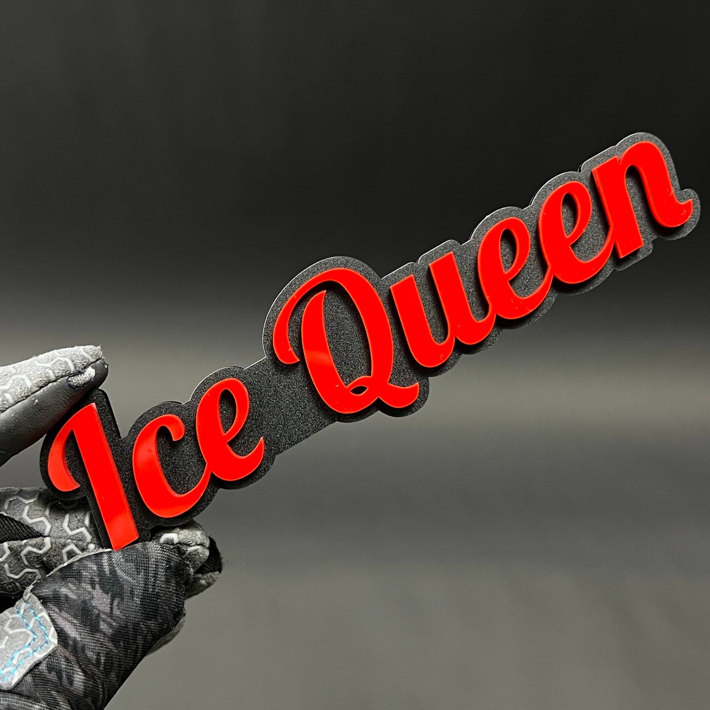 1PC Ice Queen 3D Acrylic Badge - Car Truck Emblem Fender Tailgate Trunk Sticker