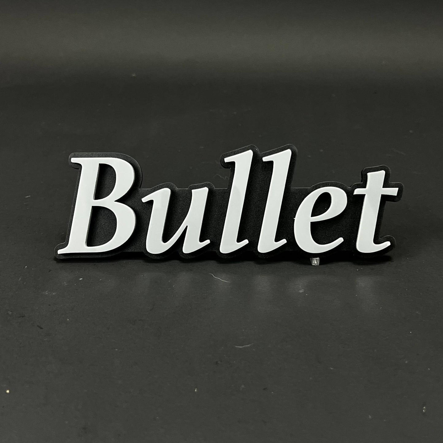 1PC Bullet 3D Acrylic Badge - Car Truck Emblem Fender Tailgate Trunk Sticker