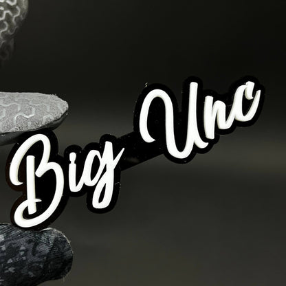 1PC Big Unc 3D Acrylic Badge - Car Truck Emblem Fender Tailgate Trunk Sticker