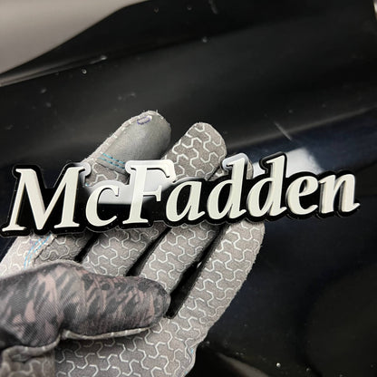 1PC McFadden 3D Acrylic Badge - Car Truck Emblem Fender Tailgate Trunk Sticker