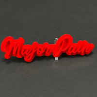 1PC Major Pain 3D Acrylic Badge - Car Truck Emblem Fender Tailgate Trunk Sticker