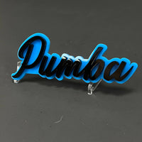 1PC Pumba 3D Acrylic Badge - Car Truck Emblem Fender Tailgate Trunk Sticker
