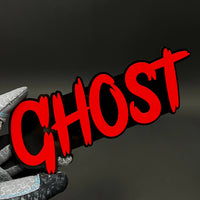 1PC GHOST 3D Acrylic Badge - Car Truck Emblem Fender Tailgate Trunk Sticker