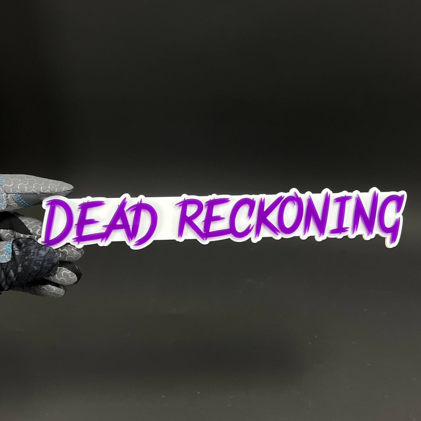 1PC DEAD RECKONING 3D Acrylic Badge - Car Truck Emblem Fender Sticker