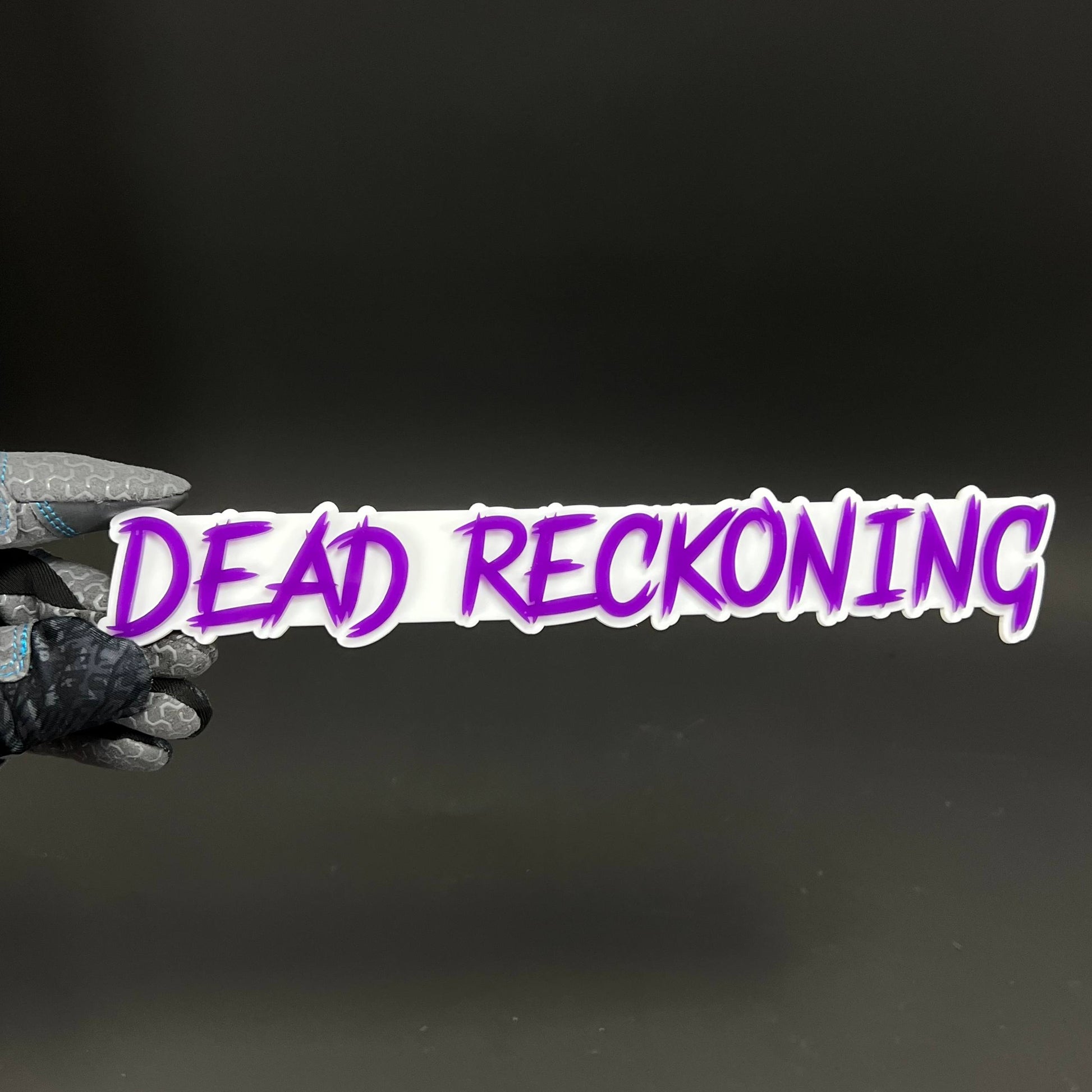 1PC DEAD RECKONING 3D Acrylic Badge - Car Truck Emblem Fender Sticker
