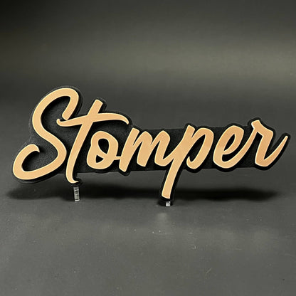 1PC Stomper 3D Acrylic Badge - Car Truck Emblem Fender Tailgate Trunk Sticker