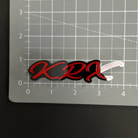 1PC KRX 3D Acrylic Badge - Car Truck Emblem Fender Tailgate Trunk Sticker