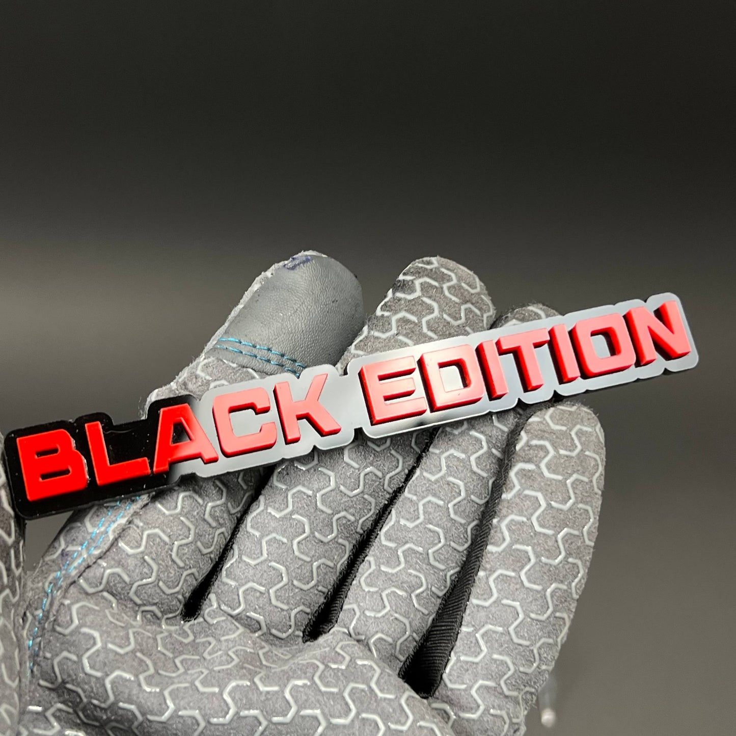 1PC BLACK EDITION 3D Acrylic Badge - Car Truck Emblem Fender Sticker