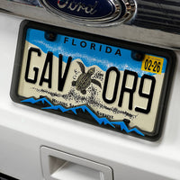 1PC License Plate Frame 3D Acrylic Badge - Car Truck Emblem Fender Sticker