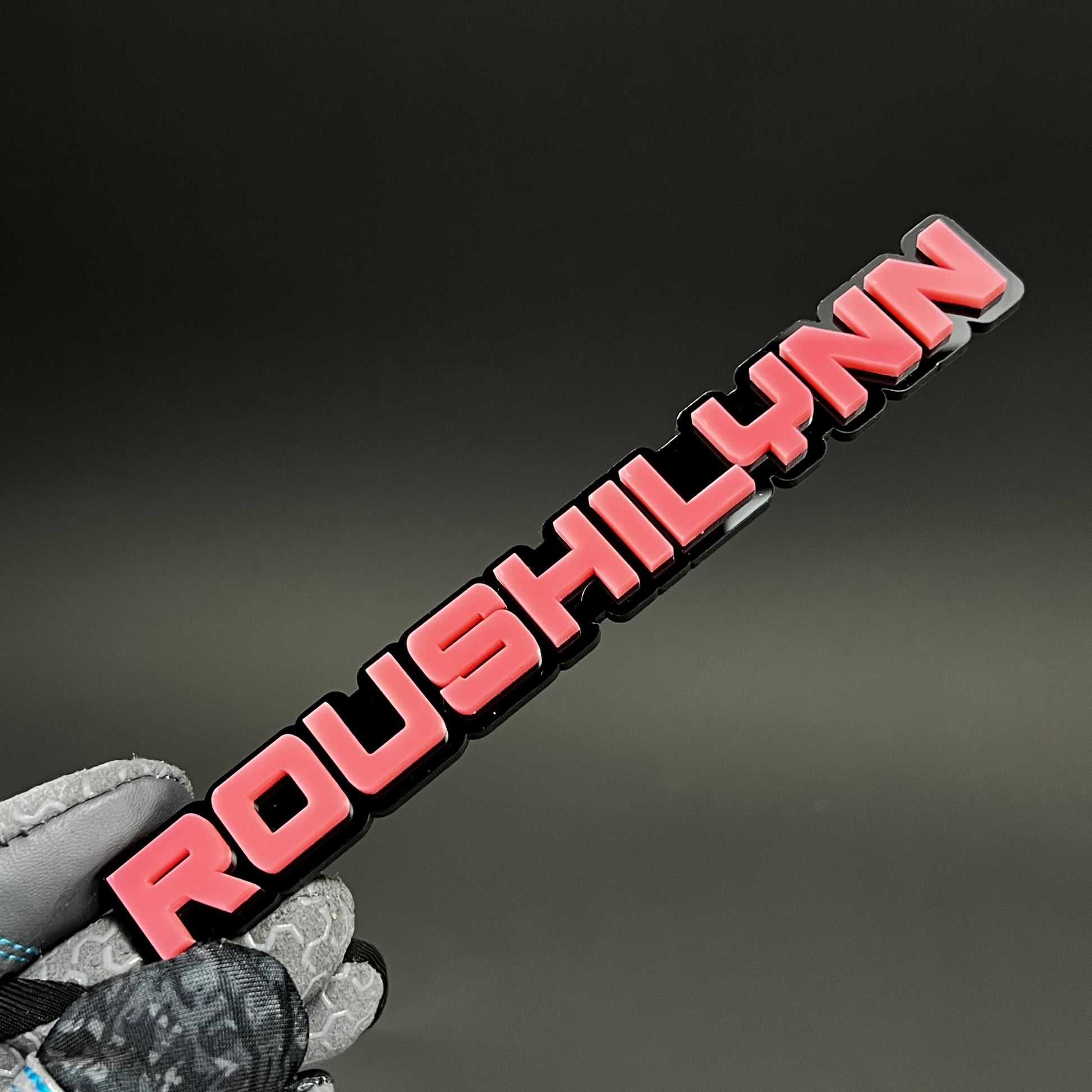 1PC ROUSHILYNN 3D Acrylic Badge - Car Truck Emblem Fender Tailgate Trunk Sticker