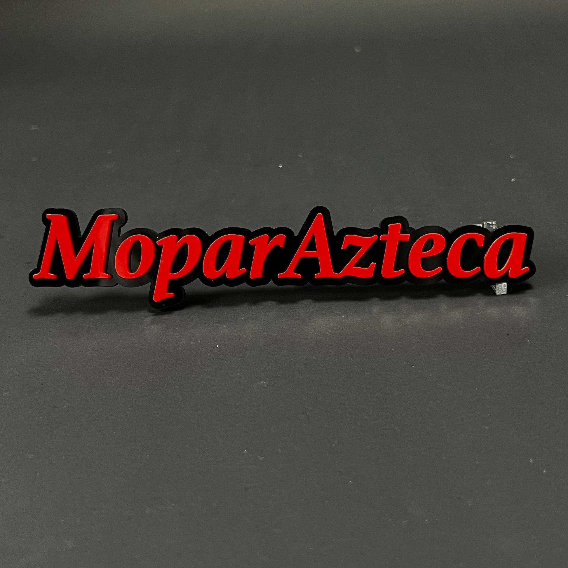 1PC MoparAzteca 3D Acrylic Badge - Car Truck Emblem Fender Sticker