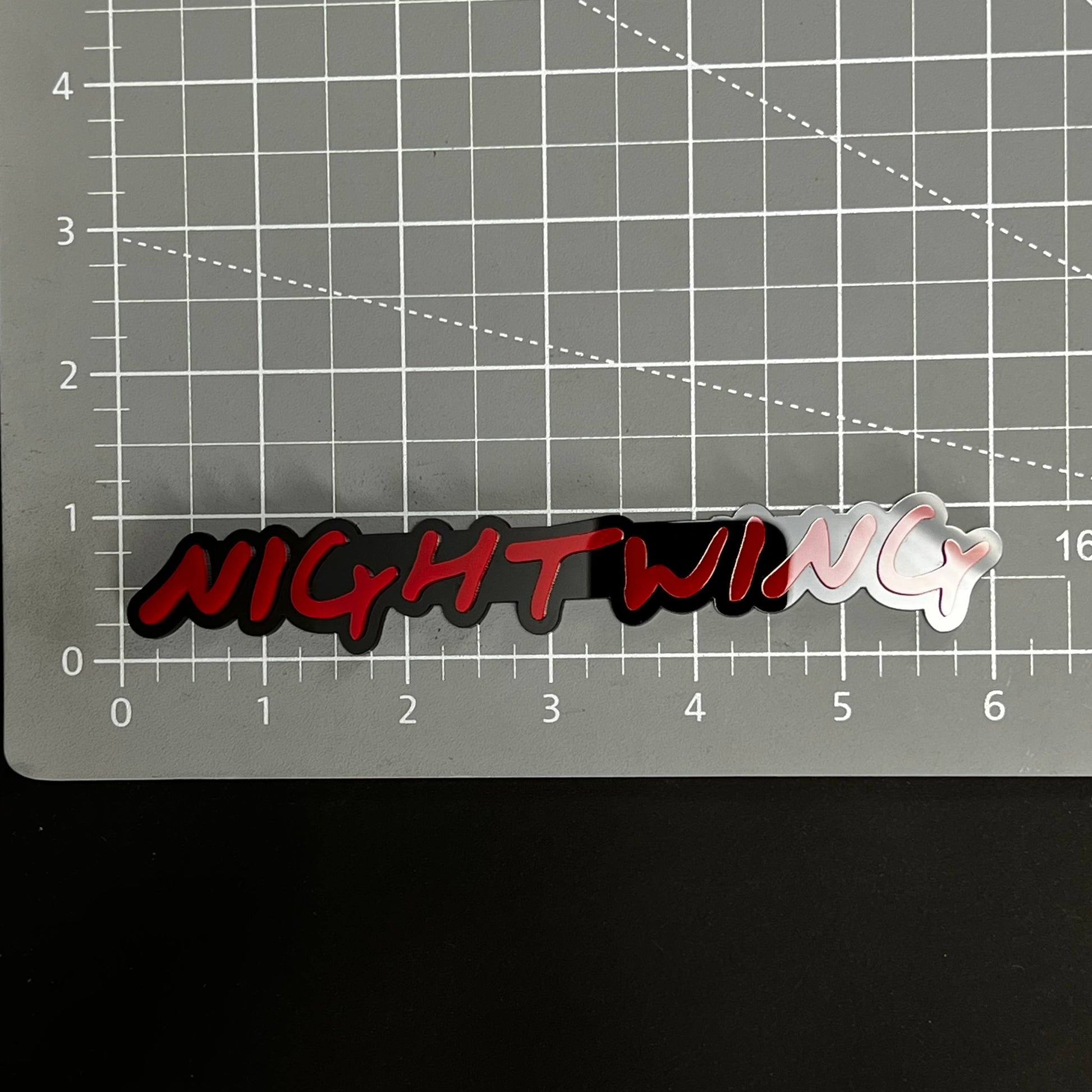 1PC NIGHTWING 3D Acrylic Badge - Car Truck Emblem Fender Tailgate Trunk Sticker