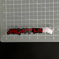 1PC NIGHTWING 3D Acrylic Badge - Car Truck Emblem Fender Tailgate Trunk Sticker