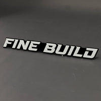 1PC FINE BUILD 3D Acrylic Badge - Car Truck Emblem Fender Tailgate Trunk Sticker
