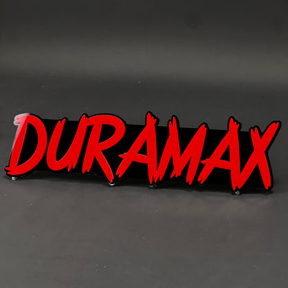 1PC DURAMAX 3D Acrylic Badge - Car Truck Emblem Fender Tailgate Trunk Sticker