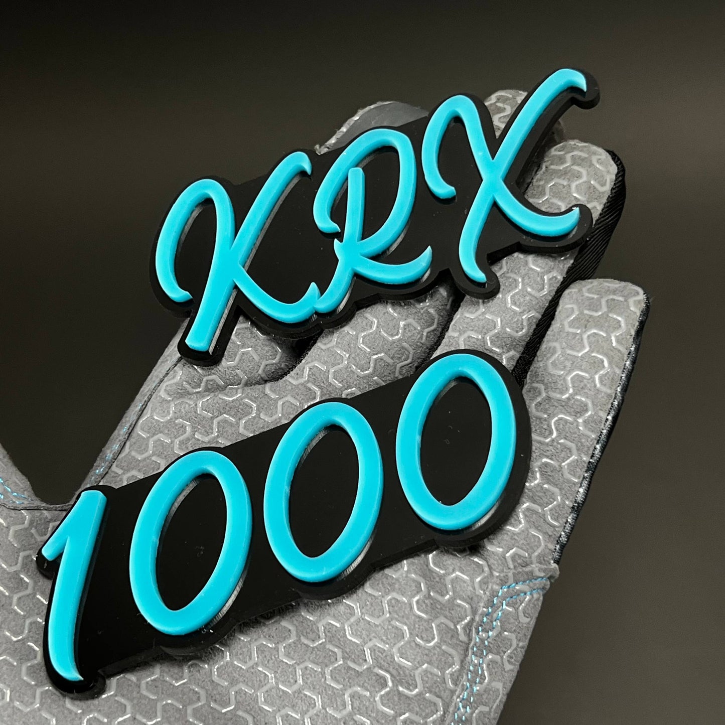 1PC KRX 1000 3D Acrylic Badge - Car Truck Emblem Fender Tailgate Trunk Sticker