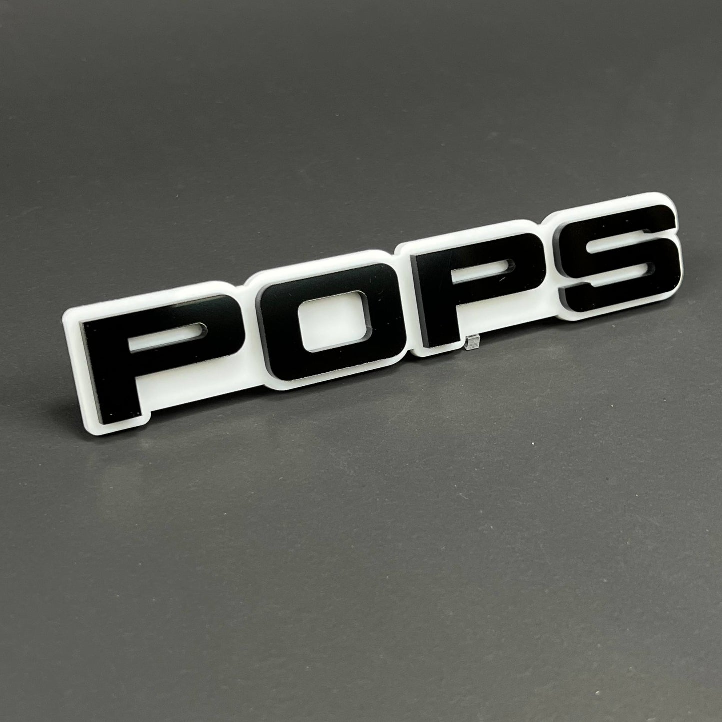 1PC POPS 3D Acrylic Badge - Car Truck Emblem Fender Tailgate Trunk Sticker