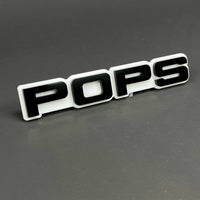 1PC POPS 3D Acrylic Badge - Car Truck Emblem Fender Tailgate Trunk Sticker