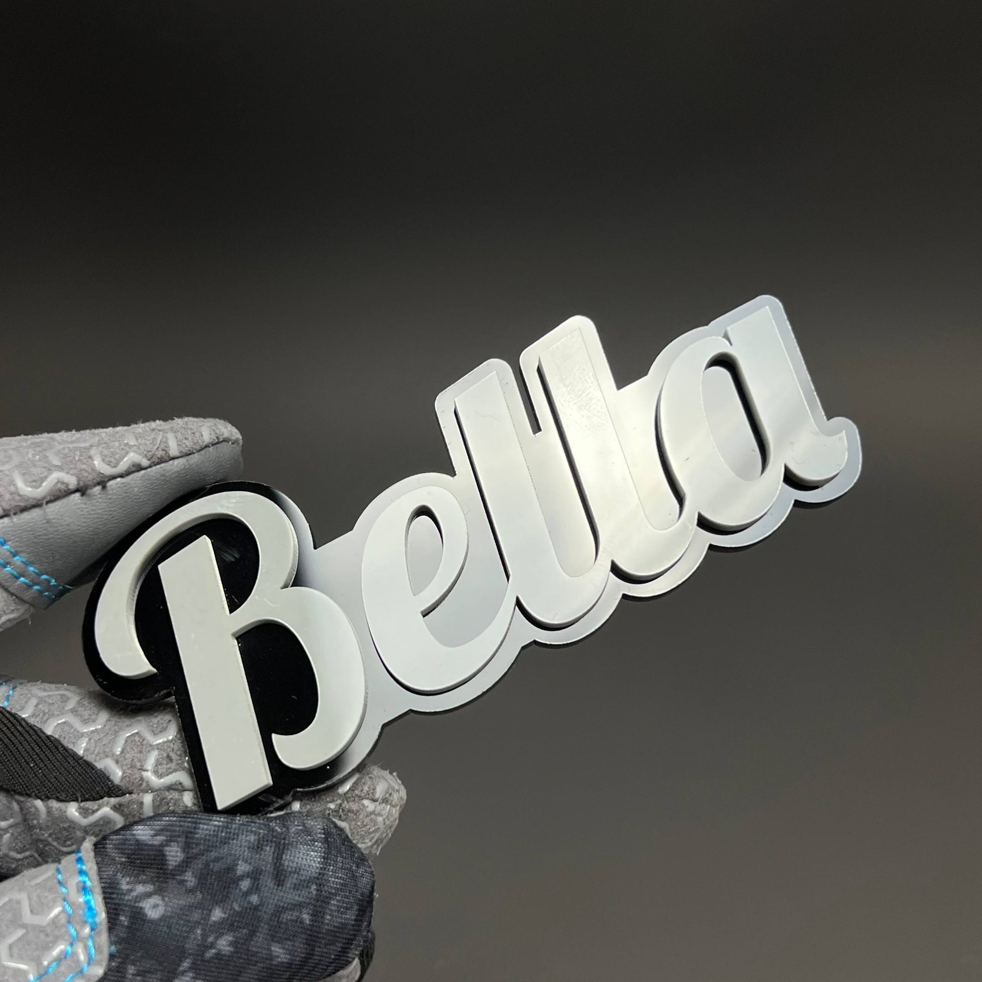 1PC Bella 3D Acrylic Badge - Car Truck Emblem Fender Tailgate Trunk Sticker