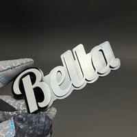 1PC Bella 3D Acrylic Badge - Car Truck Emblem Fender Tailgate Trunk Sticker