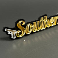 1PC Southern Custom 3D Acrylic Badge - Car Truck Emblem Fender Tailgate Trunk Sticker