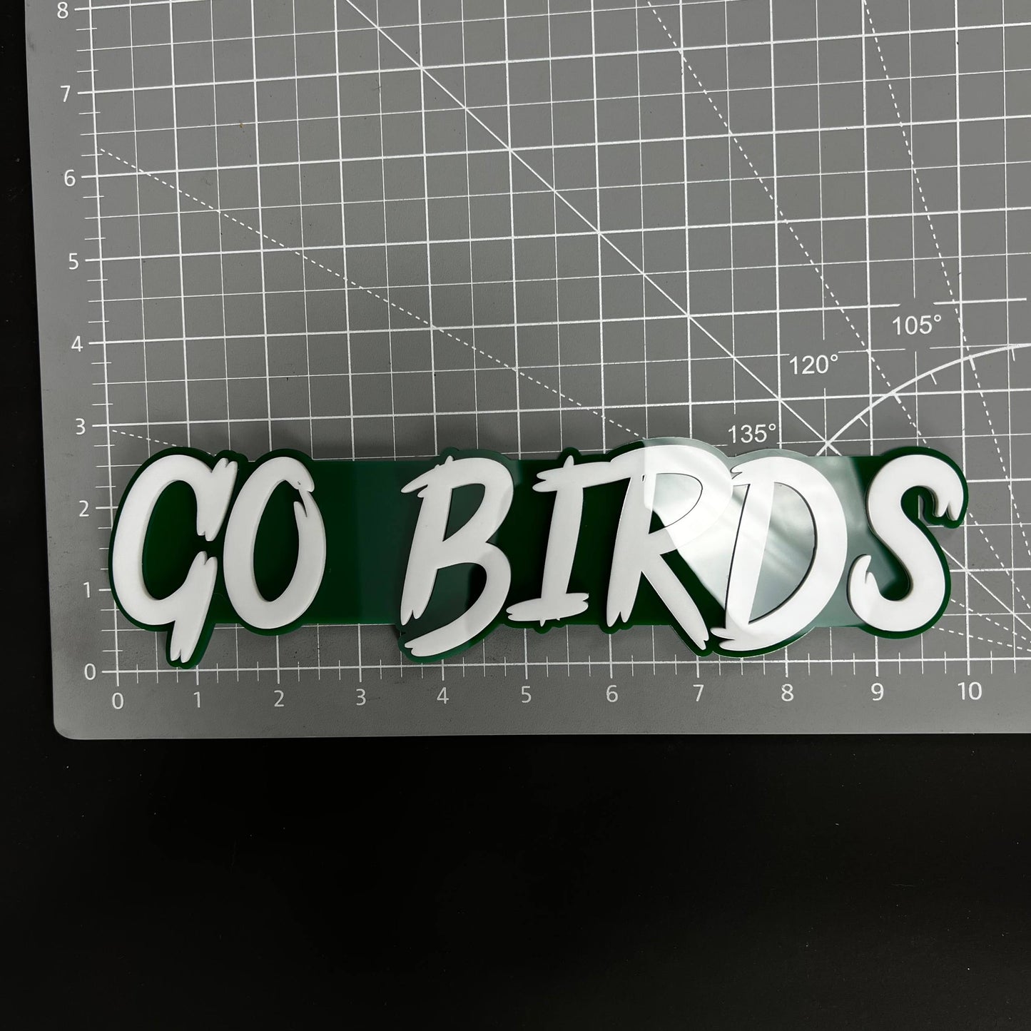 1PC GO BIRDS 3D Acrylic Badge - Car Truck Emblem Fender Tailgate Trunk Sticker