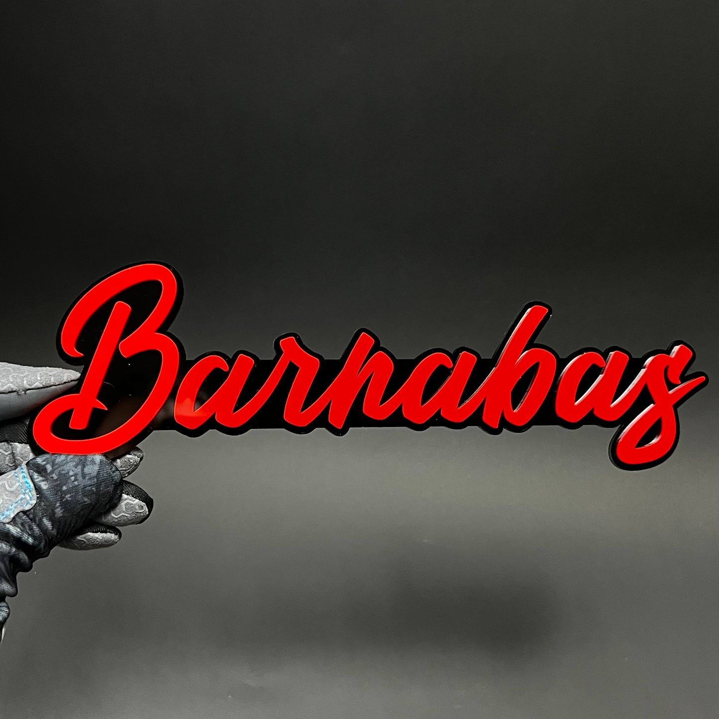1PC Barnabas 3D Acrylic Badge - Car Truck Emblem Fender Tailgate Trunk Sticker