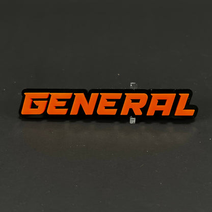 1PC GENERAL 3D Acrylic Badge - Car Truck Emblem Fender Tailgate Trunk Sticker
