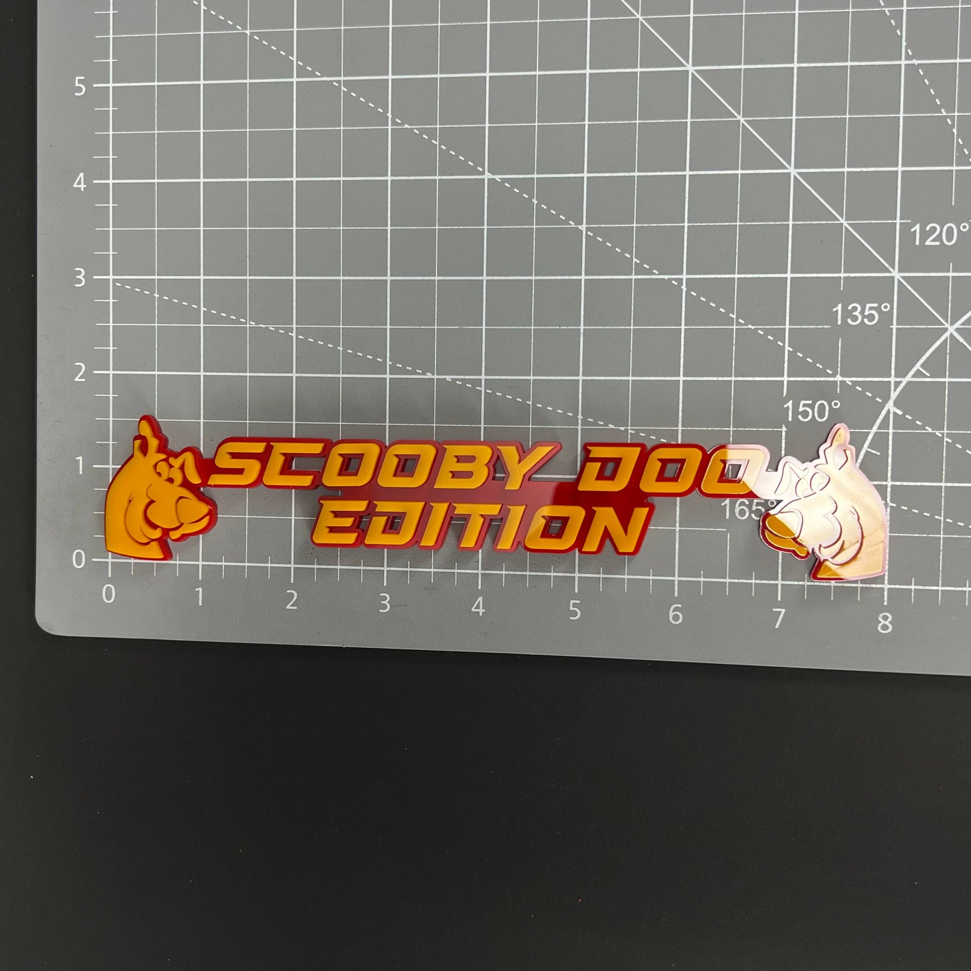 1PC SCOOBY DOO EDITION 3D Acrylic Badge - Car Truck Emblem Fender Sticker