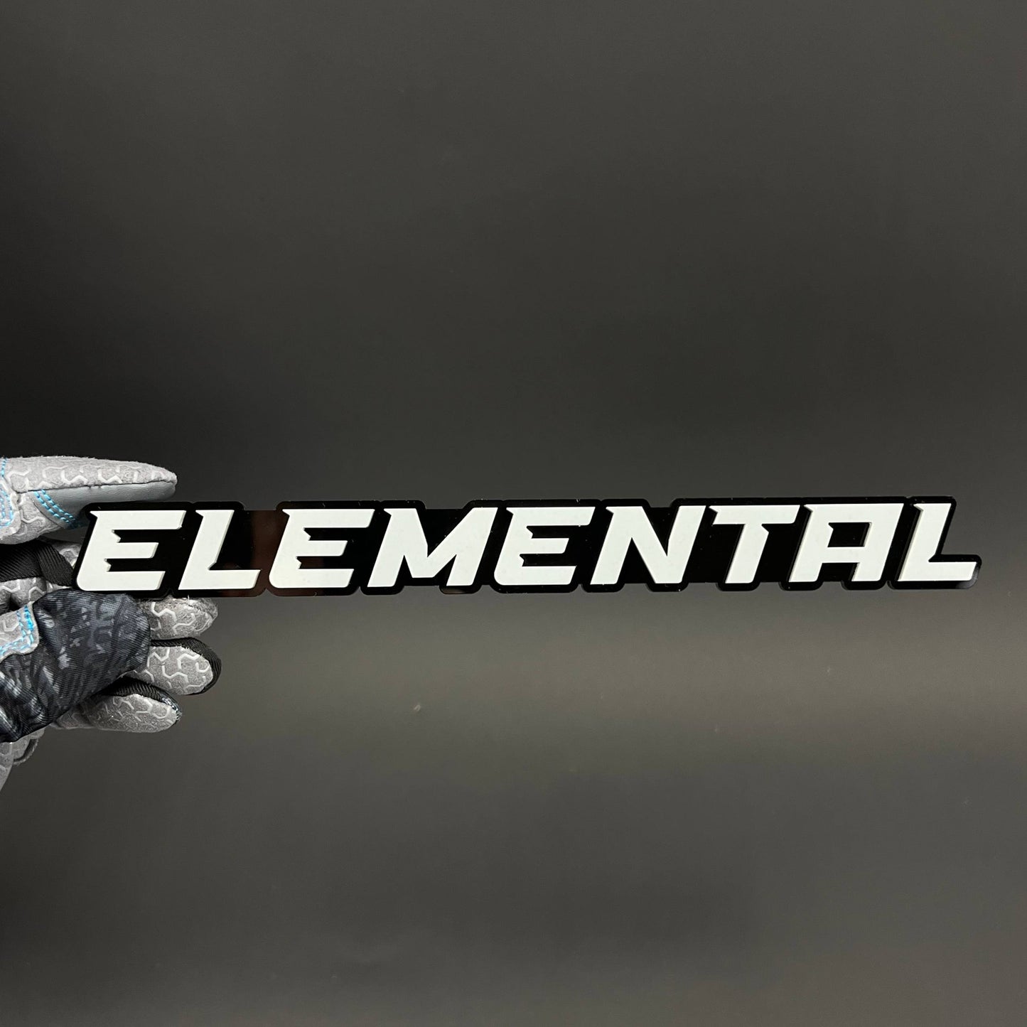 1PC ELEMENTAL 3D Acrylic Badge - Car Truck Emblem Fender Tailgate Trunk Sticker