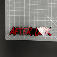 1PC AFTER DRK 3D Acrylic Badge - Car Truck Emblem Fender Tailgate Trunk Sticker