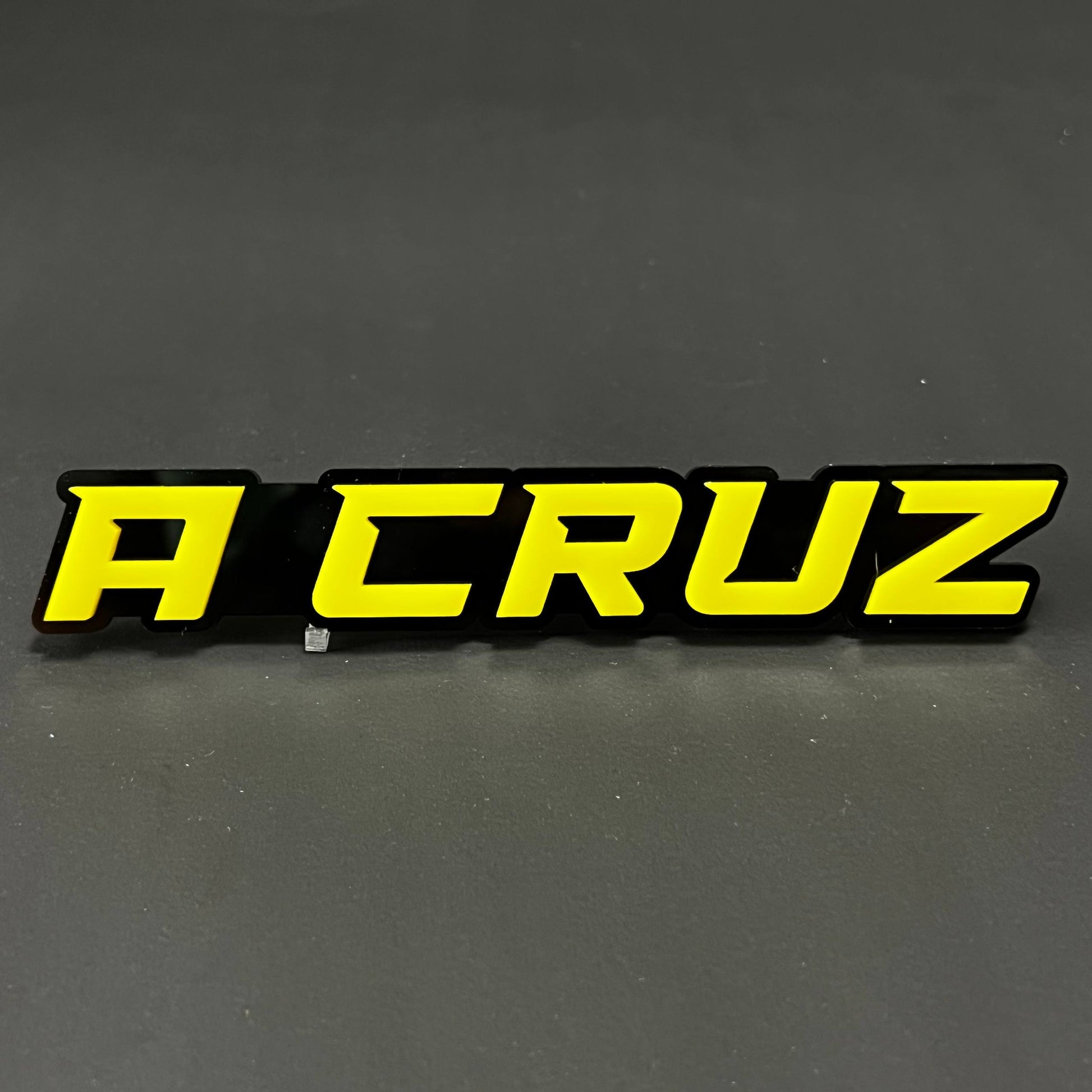 1PC A CRUZ 3D Acrylic Badge - Car Truck Emblem Fender Tailgate Trunk Sticker