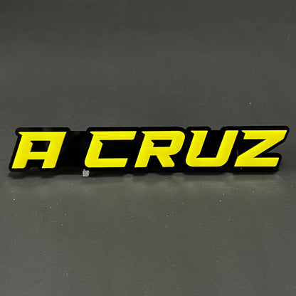 1PC A CRUZ 3D Acrylic Badge - Car Truck Emblem Fender Tailgate Trunk Sticker